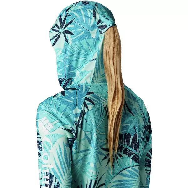 imageColumbia Womens Super Tidal Tee HoodieDolphin Tropical Print