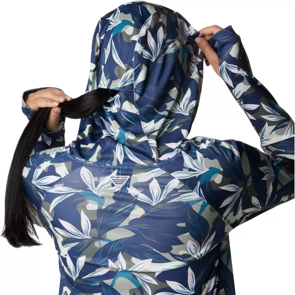 imageColumbia Womens Super Tidal Tee HoodieSafari Hidden Paradise