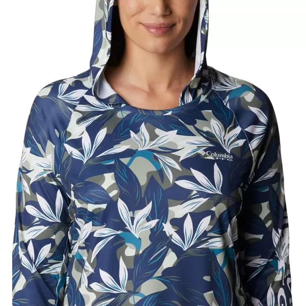 imageColumbia Womens Super Tidal Tee HoodieSafari Hidden Paradise