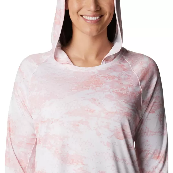 imageColumbia Womens Super Tidal Tee HoodieTiki Pink Pfg Camo Print