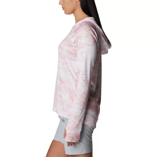 imageColumbia Womens Super Tidal Tee HoodieTiki Pink Pfg Camo Print