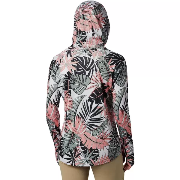 imageColumbia Womens Super Tidal Tee HoodieTiki Pink Tropical Print