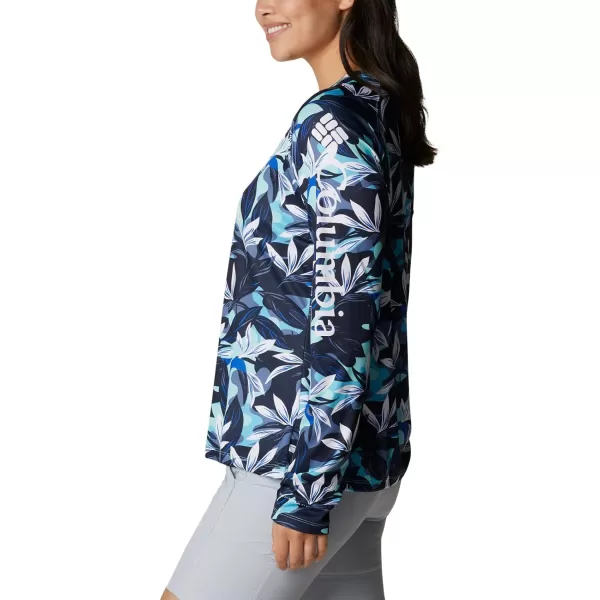 imageColumbia Womens Super Tidal Tee Long SleeveAtoll Hidden Paradise