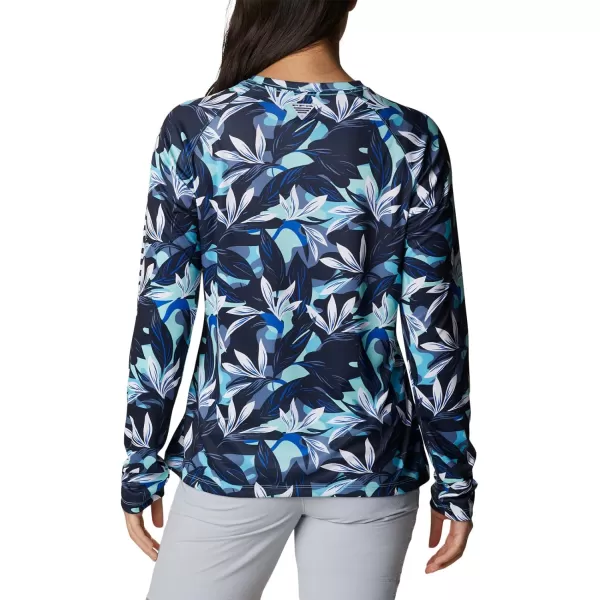 imageColumbia Womens Super Tidal Tee Long SleeveAtoll Hidden Paradise