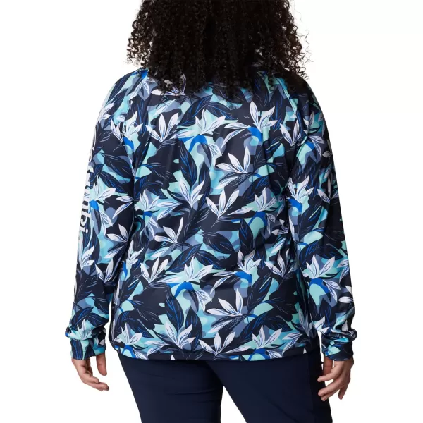 imageColumbia Womens Super Tidal Tee Long SleeveAtoll Hidden Paradise