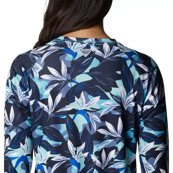 imageColumbia Womens Super Tidal Tee Long SleeveAtoll Hidden Paradise