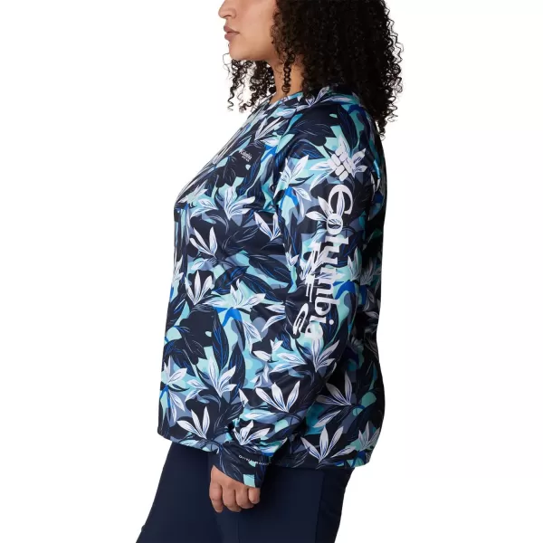 imageColumbia Womens Super Tidal Tee Long SleeveAtoll Hidden Paradise