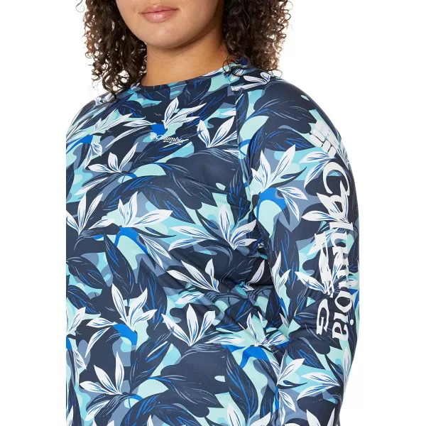 imageColumbia Womens Super Tidal Tee Long SleeveAtoll Hidden Paradise