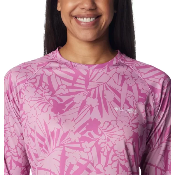 imageColumbia Womens Super Tidal Tee Long SleeveBright Lavender Tropictones