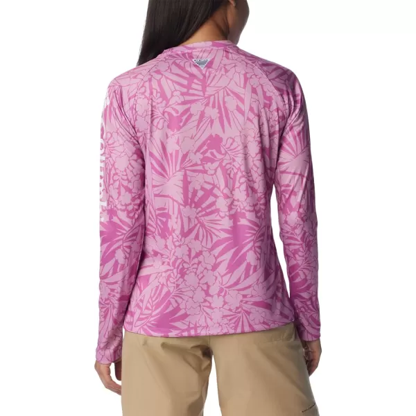imageColumbia Womens Super Tidal Tee Long SleeveBright Lavender Tropictones