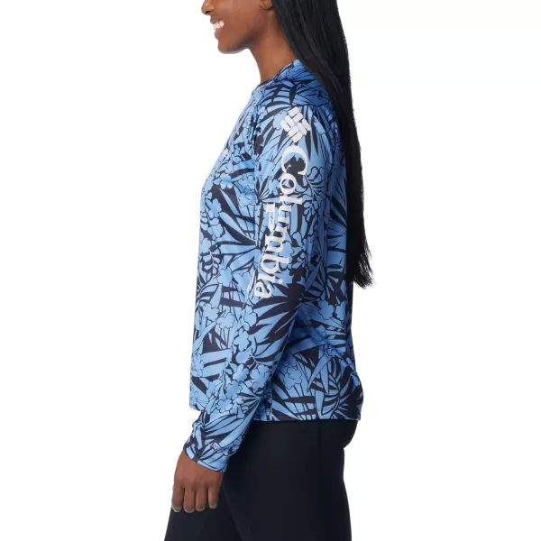 imageColumbia Womens Super Tidal Tee Long SleeveNocturnal Tropictones