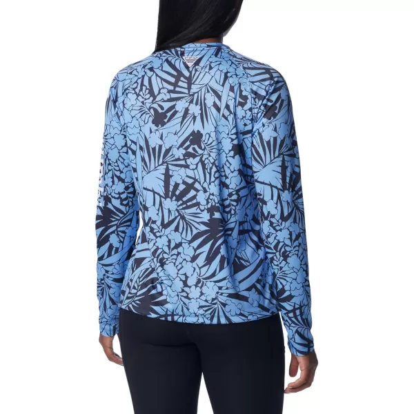 imageColumbia Womens Super Tidal Tee Long SleeveNocturnal Tropictones