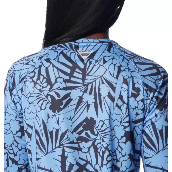 imageColumbia Womens Super Tidal Tee Long SleeveNocturnal Tropictones