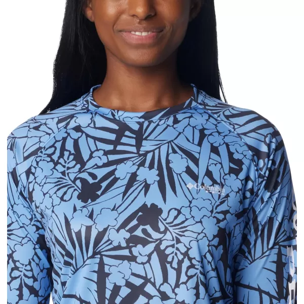 imageColumbia Womens Super Tidal Tee Long SleeveNocturnal Tropictones