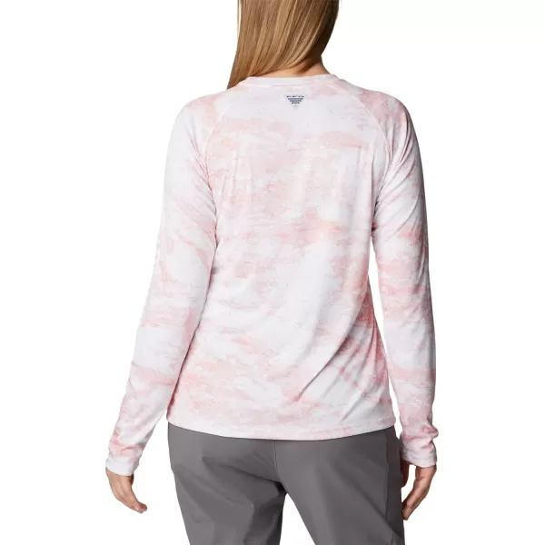 imageColumbia Womens Super Tidal Tee Long SleeveTiki Pink Pfg Camo Print
