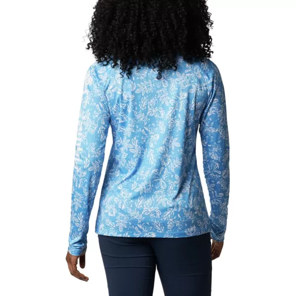 imageColumbia Womens Super Tidal Tee Long SleeveYacht Archive Palms Print