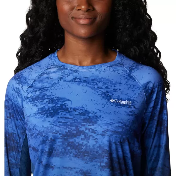 imageColumbia Womens Super Tidal Tee Vent Long SleeveViolet Sea Camo Gradient
