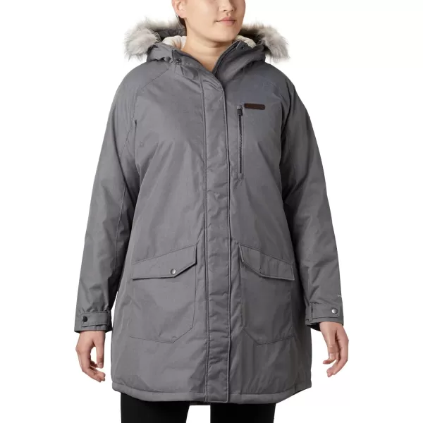 imageColumbia Womens Suttle Mountain Long Insulated JacketCity Grey