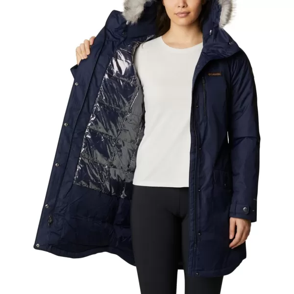 imageColumbia Womens Suttle Mountain Long Insulated JacketDark Nocturnal