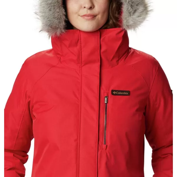 imageColumbia Womens Suttle Mountain Long Insulated JacketRed Lily