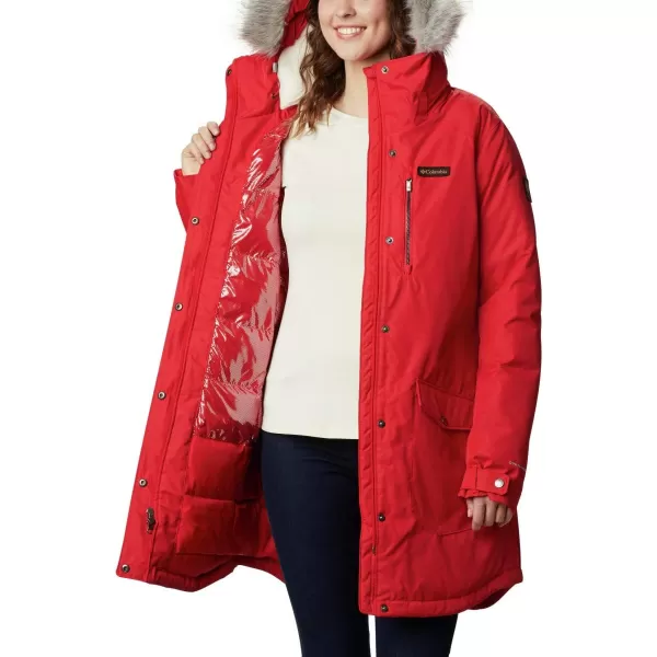 imageColumbia Womens Suttle Mountain Long Insulated JacketRed Lily