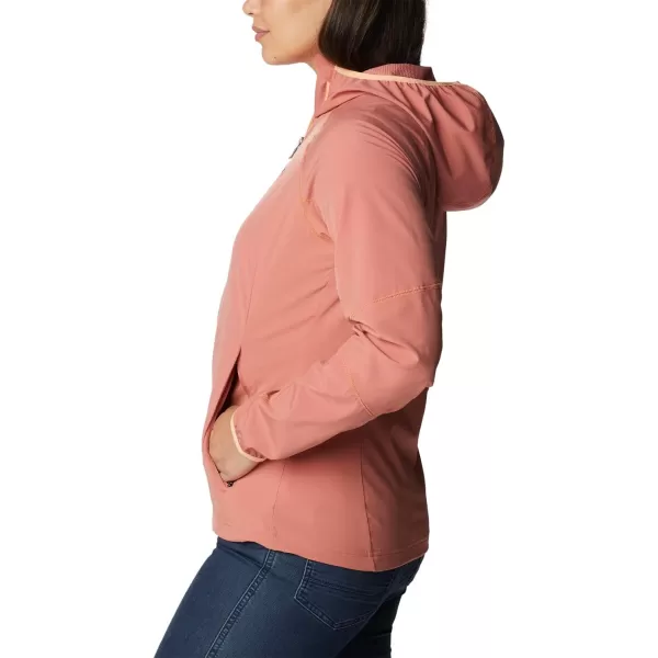 imageColumbia Womens Sweet As Softshell HoodieDark Coral