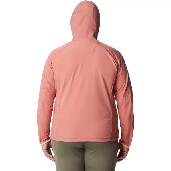 imageColumbia Womens Sweet As Softshell HoodieDark Coral