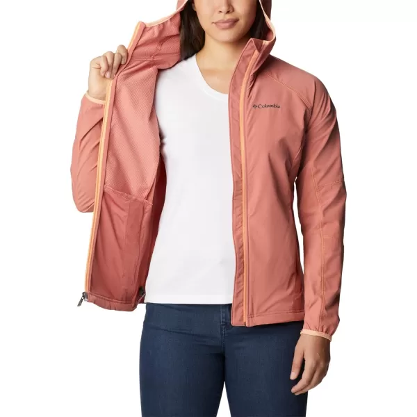 imageColumbia Womens Sweet As Softshell HoodieDark Coral
