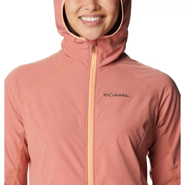 imageColumbia Womens Sweet As Softshell HoodieDark Coral