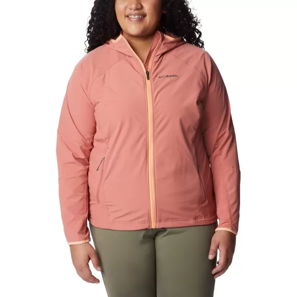 imageColumbia Womens Sweet As Softshell HoodieDark Coral
