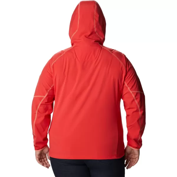 imageColumbia Womens Sweet As Softshell HoodieRed Hibiscus