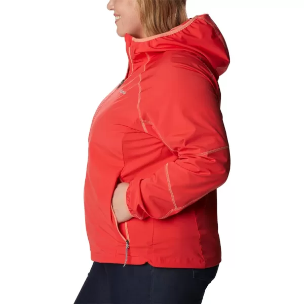 imageColumbia Womens Sweet As Softshell HoodieRed Hibiscus