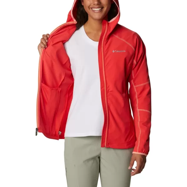 imageColumbia Womens Sweet As Softshell HoodieRed Hibiscus