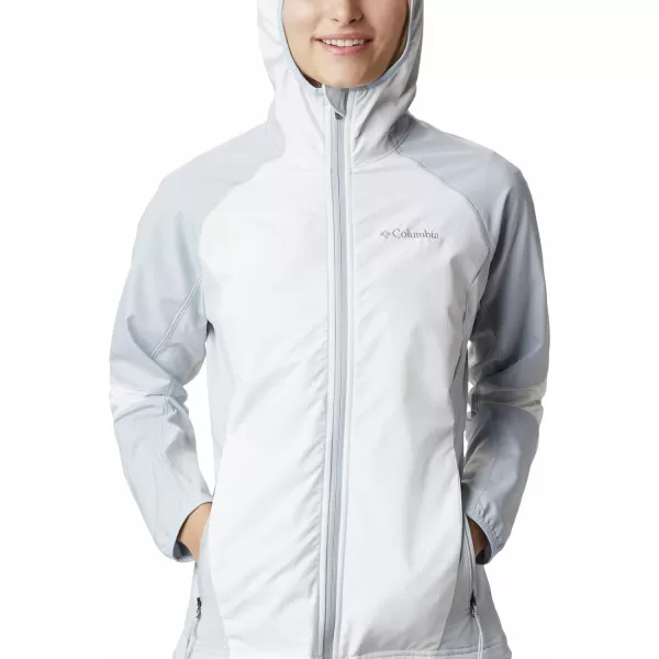 imageColumbia Womens Sweet As Softshell HoodieWhiteCirrus Grey