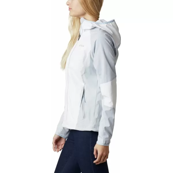 imageColumbia Womens Sweet As Softshell HoodieWhiteCirrus Grey