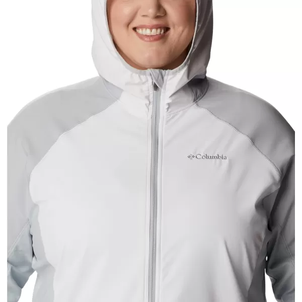 imageColumbia Womens Sweet As Softshell HoodieWhiteCirrus Grey