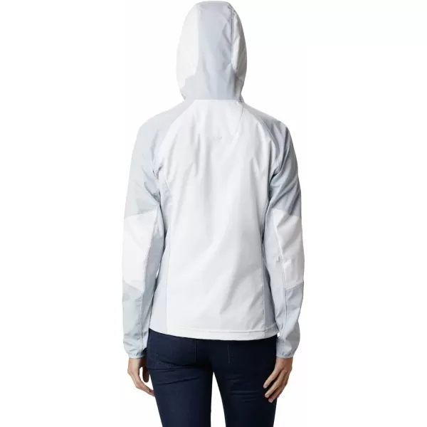 imageColumbia Womens Sweet As Softshell HoodieWhiteCirrus Grey
