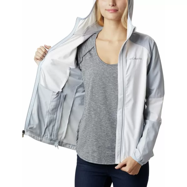 imageColumbia Womens Sweet As Softshell HoodieWhiteCirrus Grey