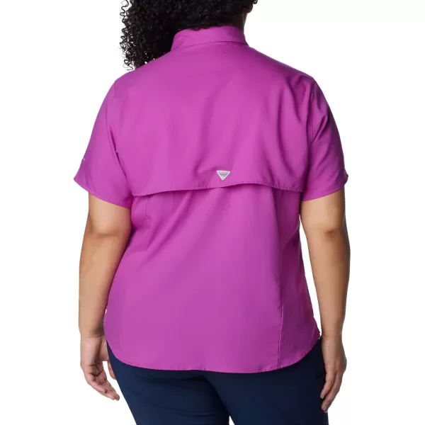 imageColumbia Womens Tamiami II Plus Size Short Sleeve ShirtBerry Jam