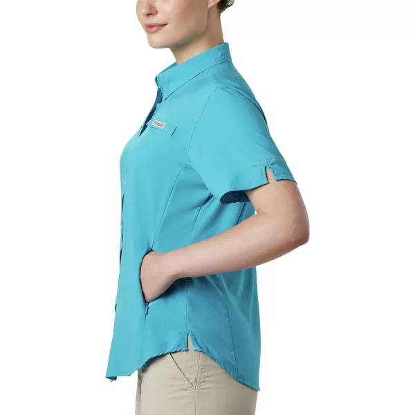 imageColumbia Womens Tamiami II Plus Size Short Sleeve ShirtClear Water