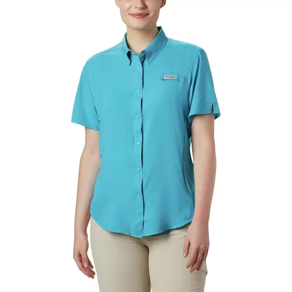imageColumbia Womens Tamiami II Plus Size Short Sleeve ShirtClear Water