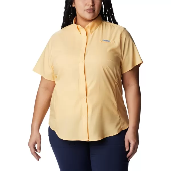 imageColumbia Womens Tamiami II Plus Size Short Sleeve ShirtCocoa Butter