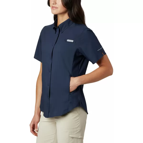 imageColumbia Womens Tamiami II Plus Size Short Sleeve ShirtCollegiate Navy