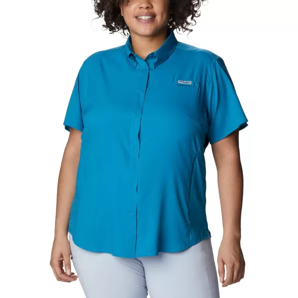 imageColumbia Womens Tamiami II Plus Size Short Sleeve ShirtDeep Marine