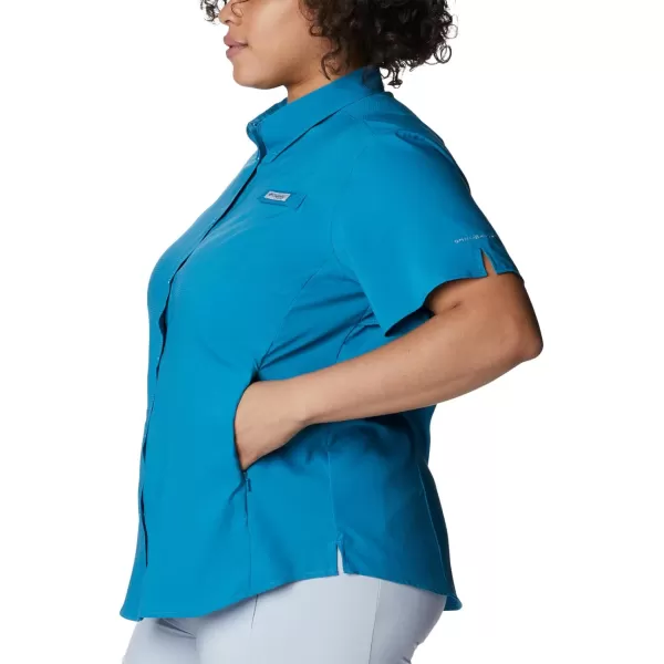 imageColumbia Womens Tamiami II Plus Size Short Sleeve ShirtDeep Marine