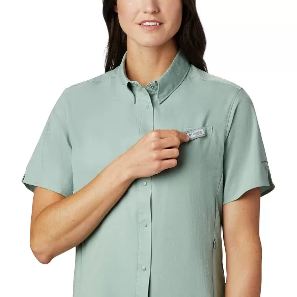 imageColumbia Womens Tamiami II Plus Size Short Sleeve ShirtLight Lichen