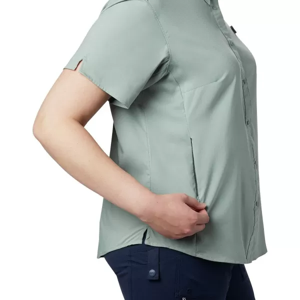 imageColumbia Womens Tamiami II Plus Size Short Sleeve ShirtLight Lichen