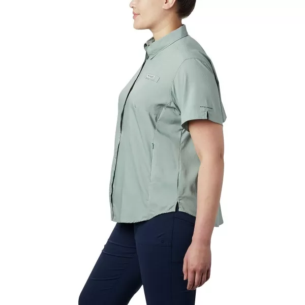 imageColumbia Womens Tamiami II Plus Size Short Sleeve ShirtLight Lichen