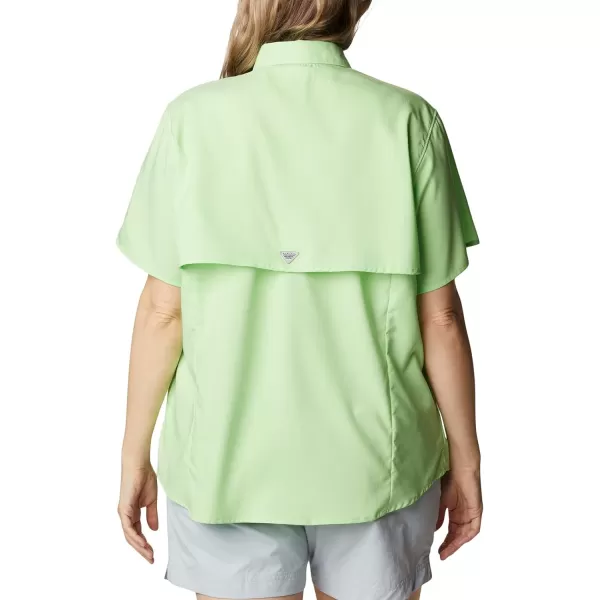 imageColumbia Womens Tamiami II Plus Size Short Sleeve ShirtLime Glow