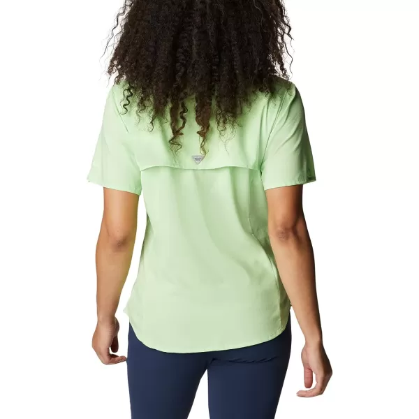 imageColumbia Womens Tamiami II Plus Size Short Sleeve ShirtLime Glow